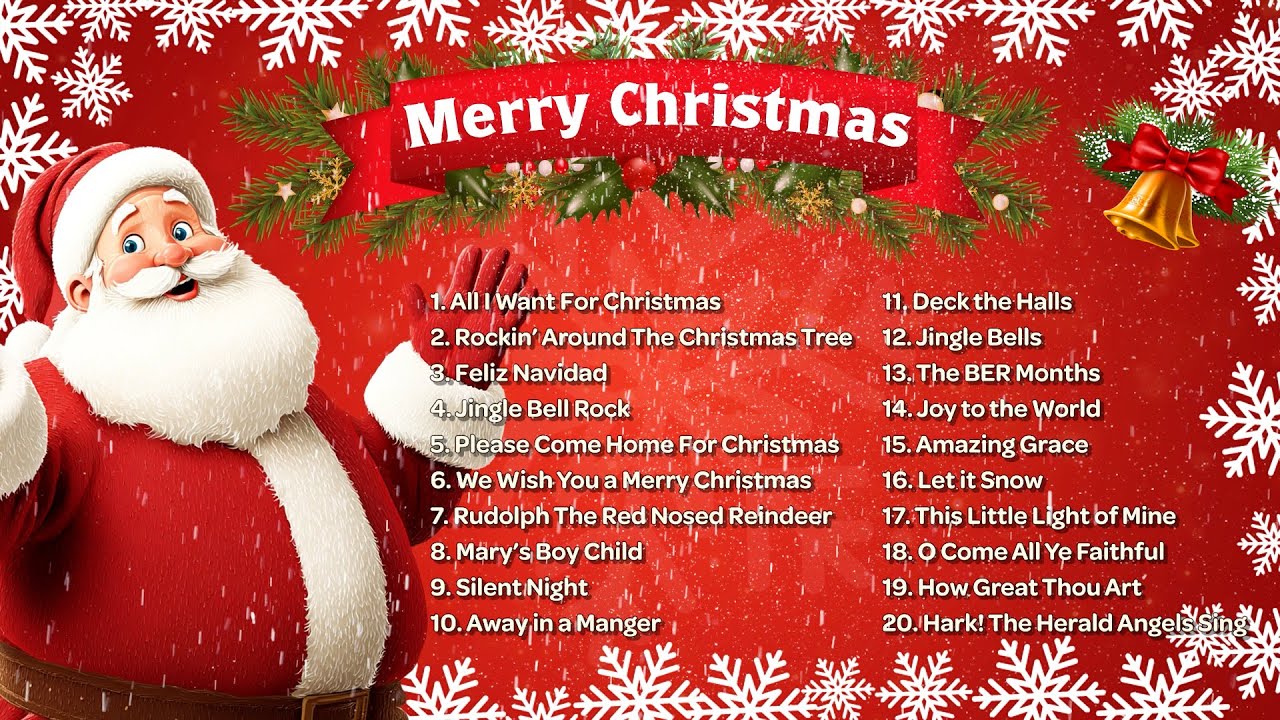 Top 2-Hour Christmas Songs Playlist π 2026
