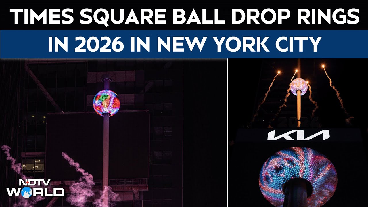 NYC Celebrates 2026 with Times Square Ball Drop 🎉