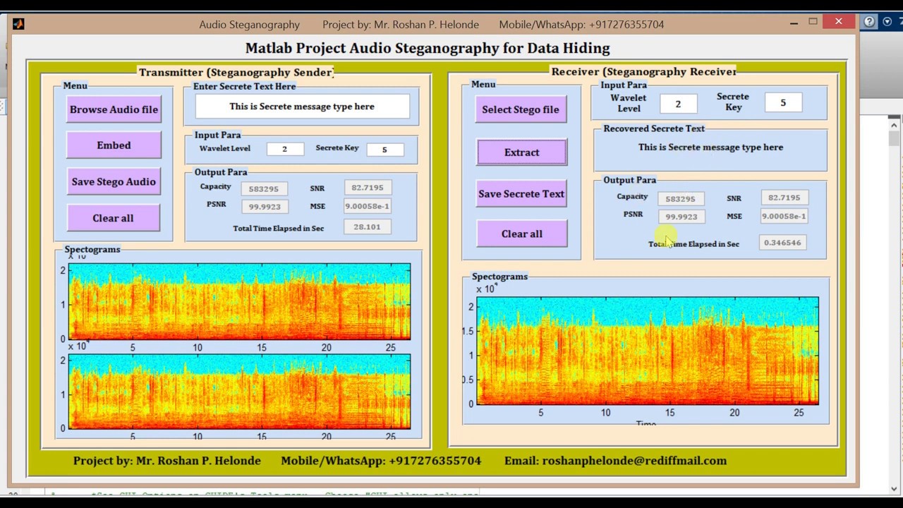 Secure Audio Steganography in MATLAB 🎧 – Hide Data Effectively