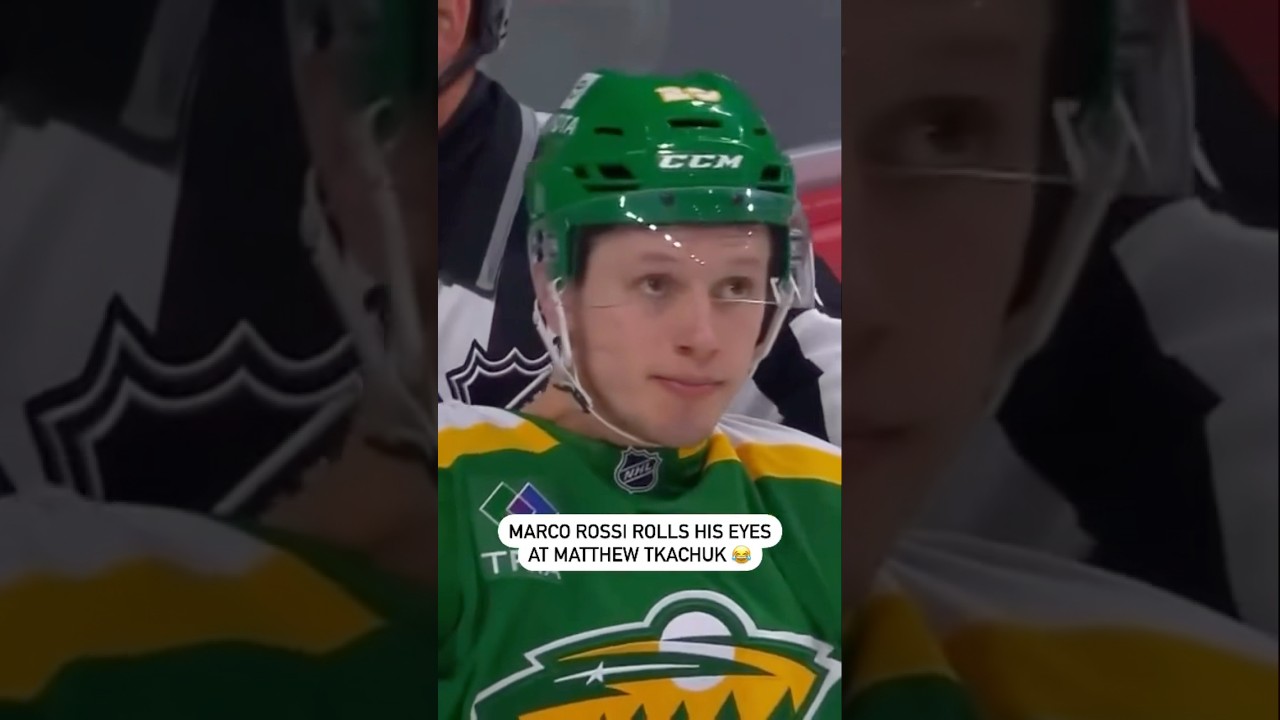 He Really Rolled His Eyes At Matthew Tkachuk 🙄