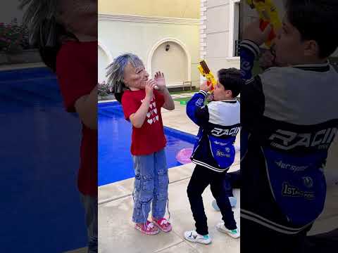 The cop finished off the bad guys 😂 #funny #Sigma