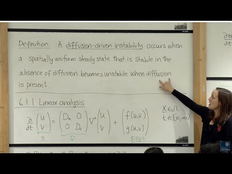 Mathematical Biology: Pattern formation in biology, lecture 1 - Oxford Mathematics 3rd Yr Lecture