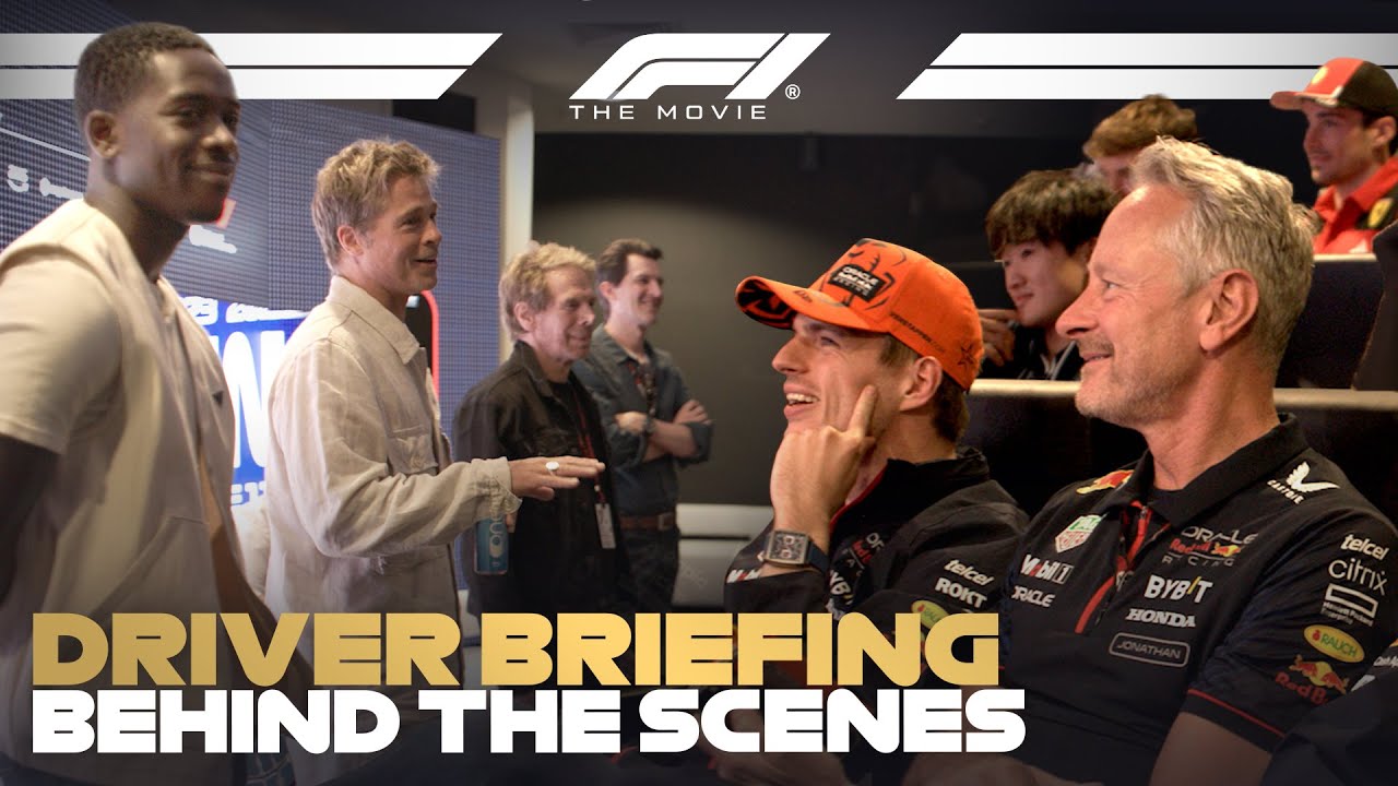 F1 The Movie: Behind the Scenes with Pitt & Idris 🎬