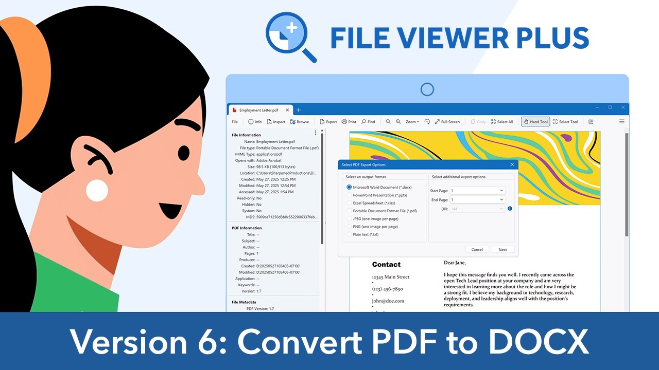 File Viewer Plus 6: New Features & PDF to Word π