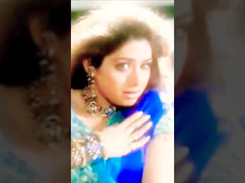 aadha chand aadhi raat hai 🩵💙💛 | kaun sachcha kaun jhootha | #sridevi #rishikapoor #jyoti #shorts