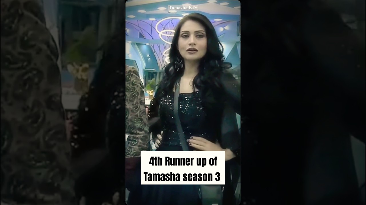 4th Runner up of Tamasha season 3π #tamashaseason3 #anumtanveer #fyp #shorts #tamashagrandfinale