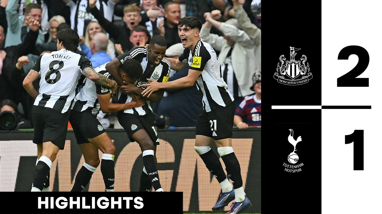 Newcastle 2-1 Tottenham | Premier League Highlights