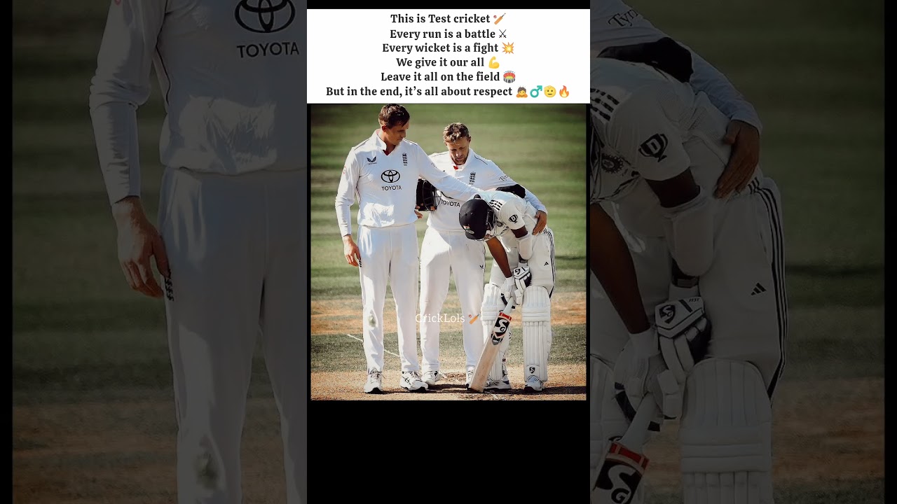 Test Cricket: The Spirit of Respect and Rivalry 🏏