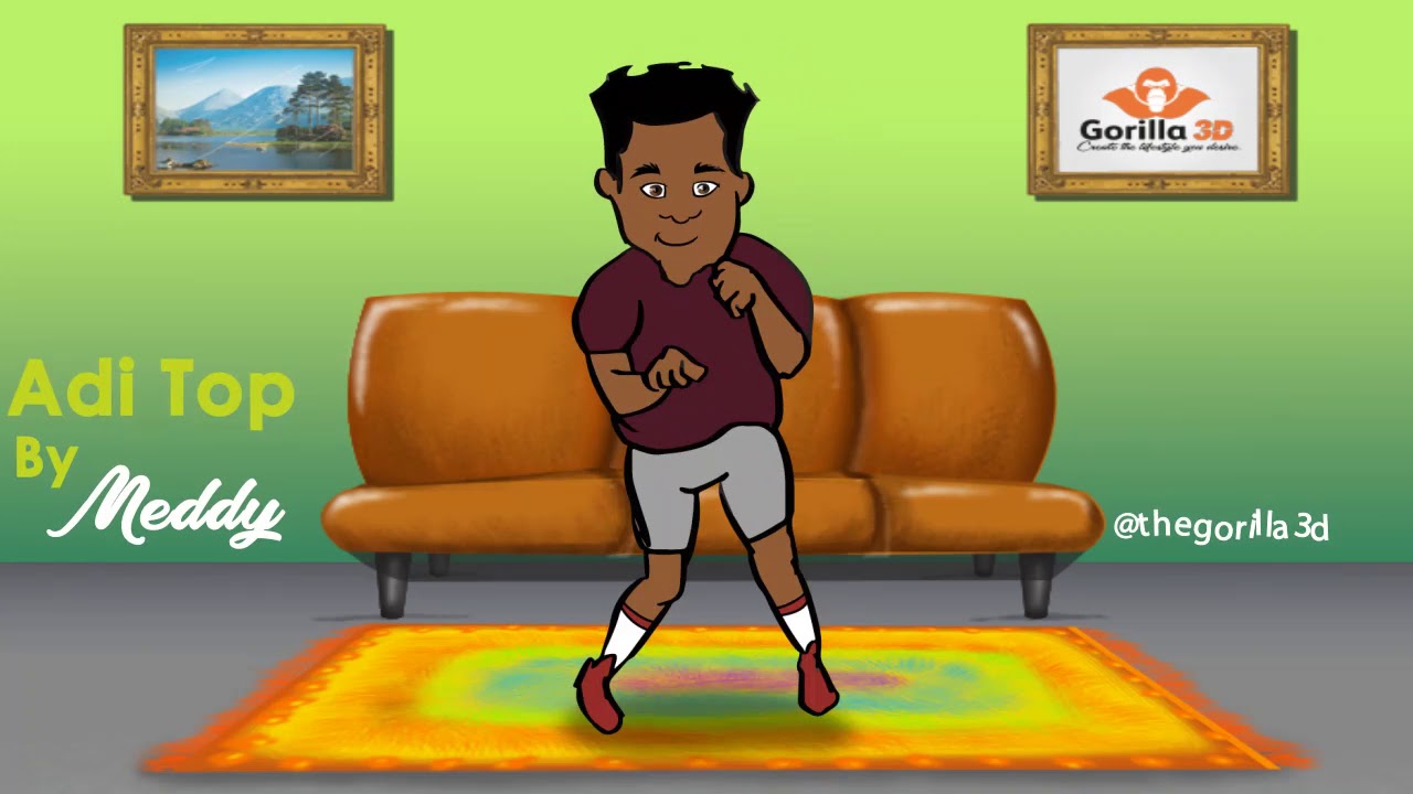 Meddy & Adi Top Challenge in Stunning 3D Cartoon Style by Gorilla 🦍