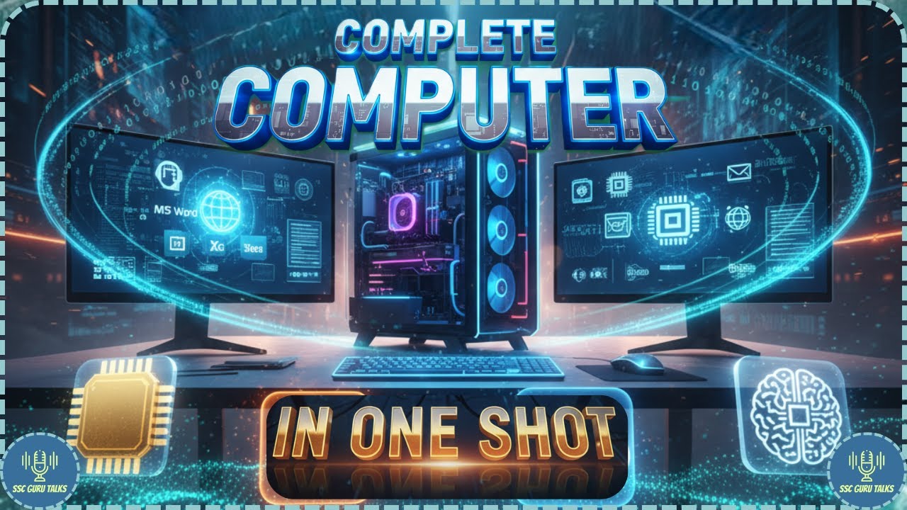 Complete Computer Guide for RRB & SSC 2025 💻