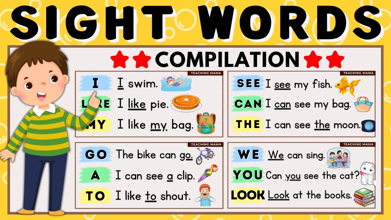 Sight Words Sentences for Kids 📖 | Practice & Learn to Read