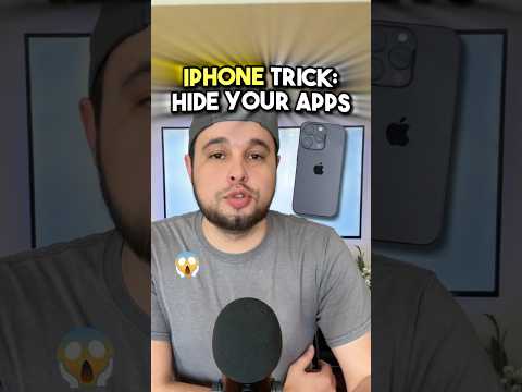 How to Hide Apps on iPhone 🫣 #iphonetricks #iphone
