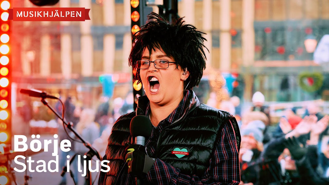 Börje Performs 'Stad i ljus' Live for Musikhjälpen 2023 🎶