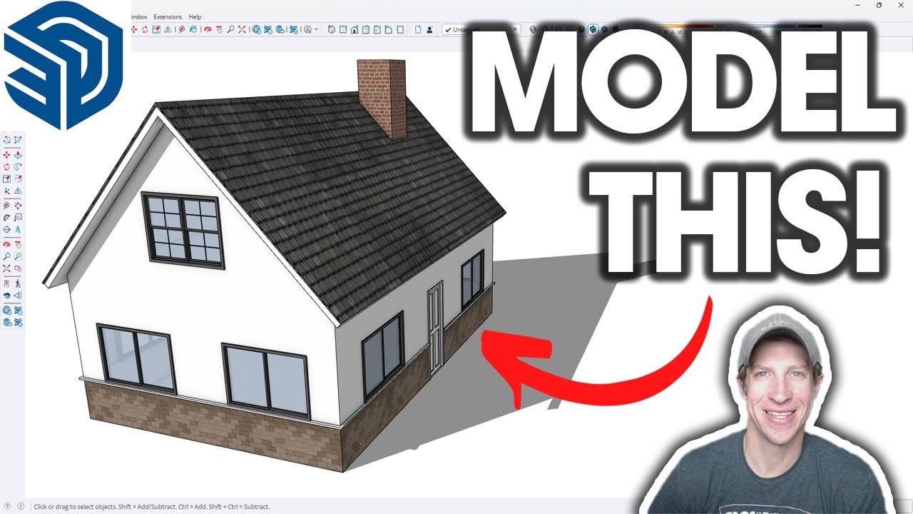 SketchUp 2025: House Modeling Guide 🏠