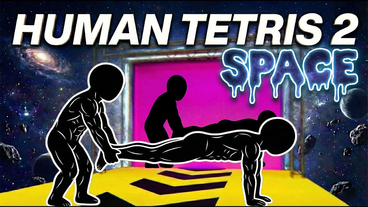 Viral Couple's Reflex Test | Human Tetris Challenge 🎮