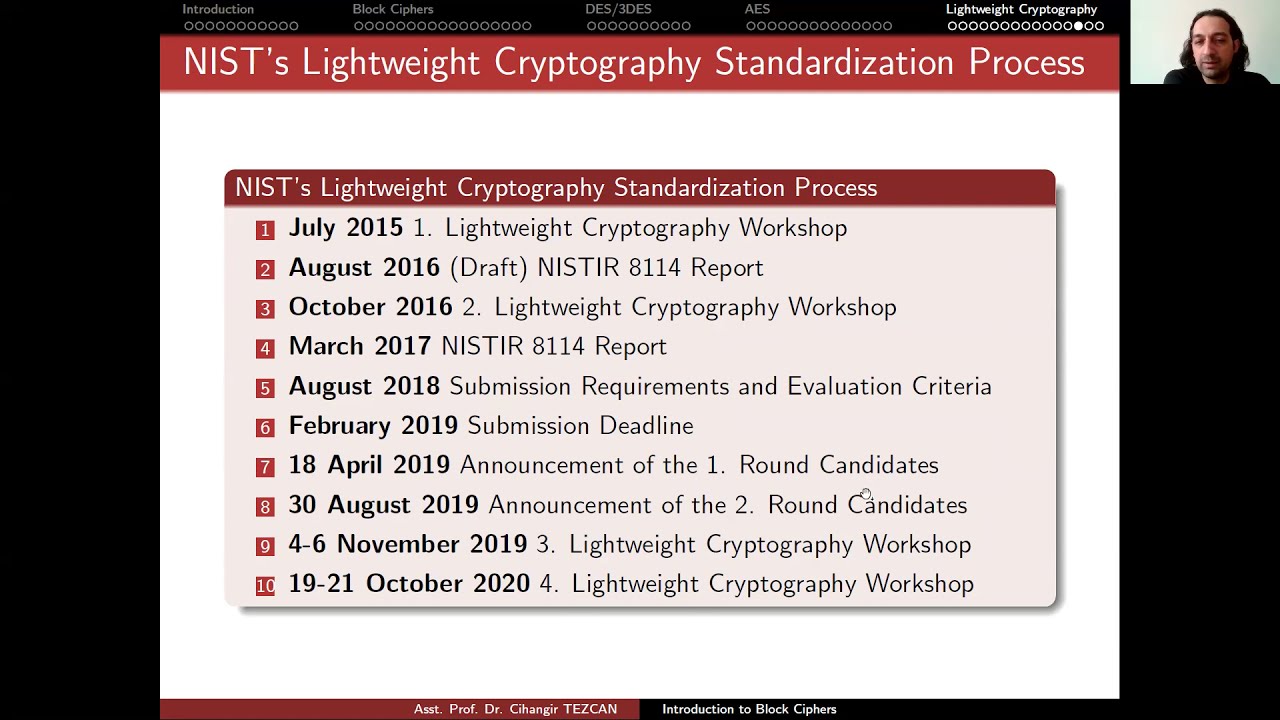 Network Security 1.5: Exploring Lightweight Cryptography