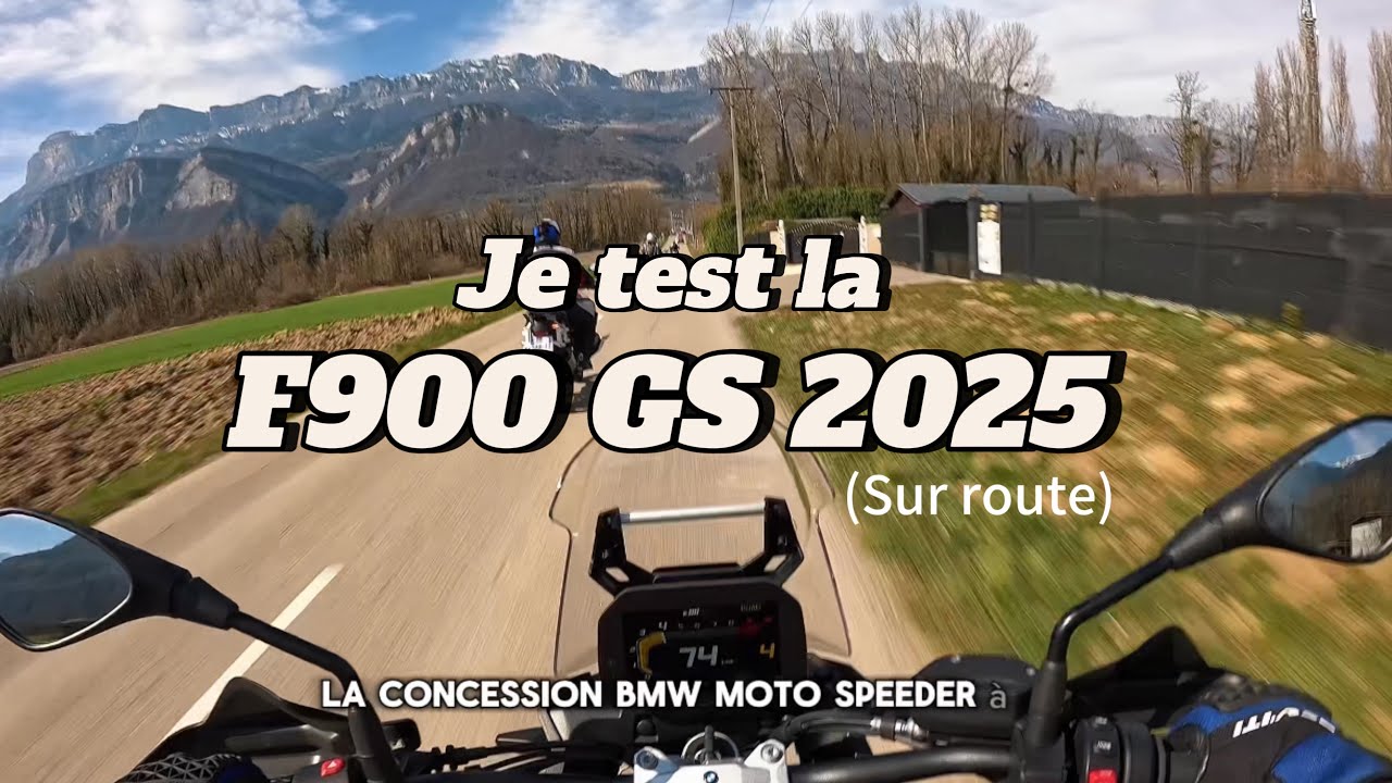 Test de la BMW F900 GS 2025 🏍️
