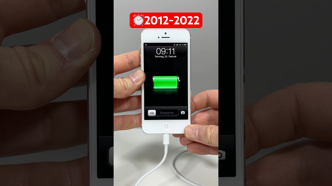 iPhone Charging Evolution 🔋