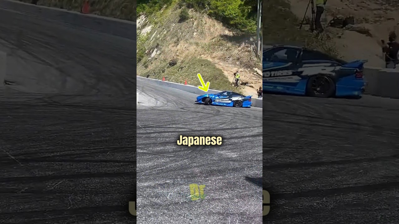 That's the difference between American and Japanese drift!!🙆‍♂️#cars #car #shorts
