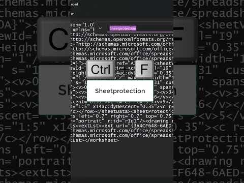 How to Unlock Protected File in #excel | #youtubeshorts | Excel में Protected file को unlock करे