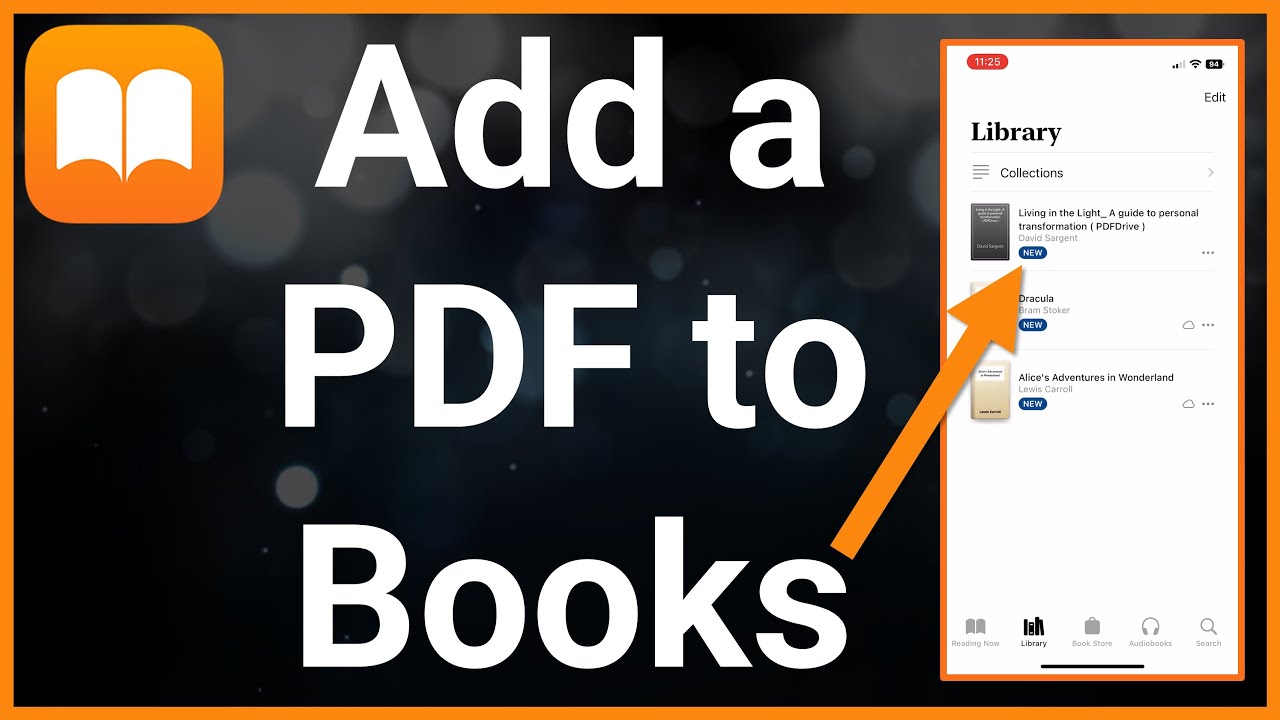 Guide to Adding PDFs to the Apple Books App