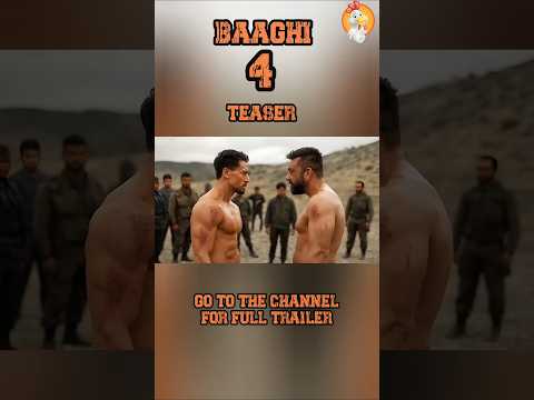 BAAGHI 4 Teaser | Sanjay Dutt | Tiger Shroff | #trailer #shortfeed @tonitoonzkahaniyan