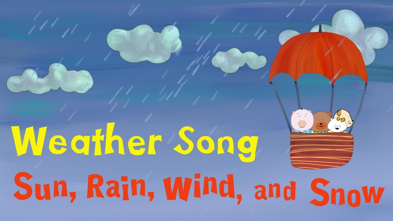 Weather Song for Kids: Sun, Rain, Wind & Snow ☀️🌧️