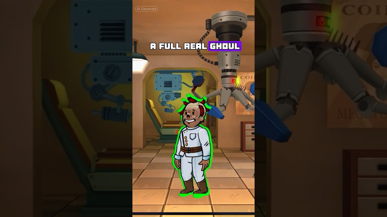 Customizing Dwellers to become Ghouls in Fallout Shelter #shorts #gaming #fallout #game #fyp #viral