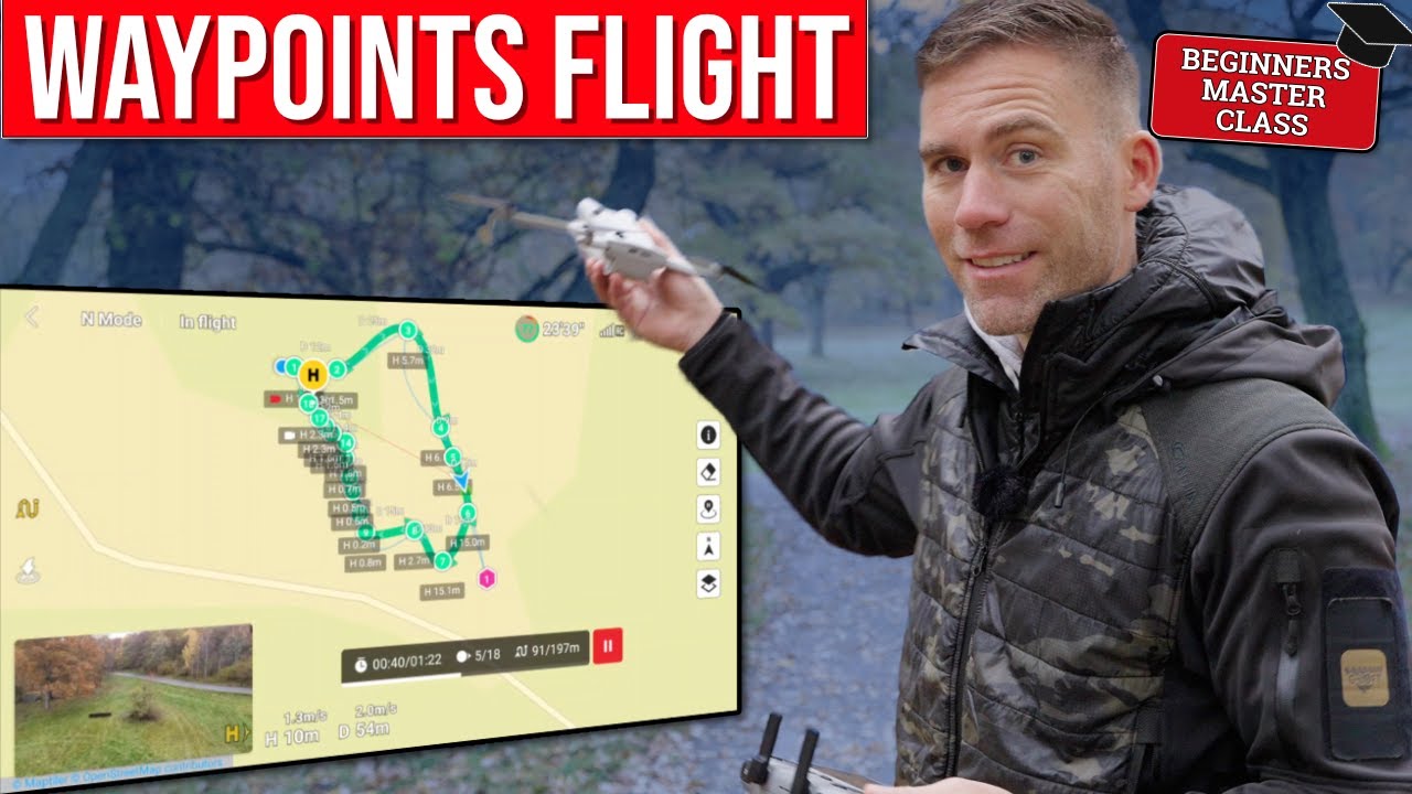 DJI Mini 4 Pro Waypoint Flight Guide 🚁