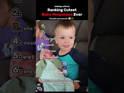 Ranking The Top 6 Cutest Baby Responses Ever (Siblings Edition)