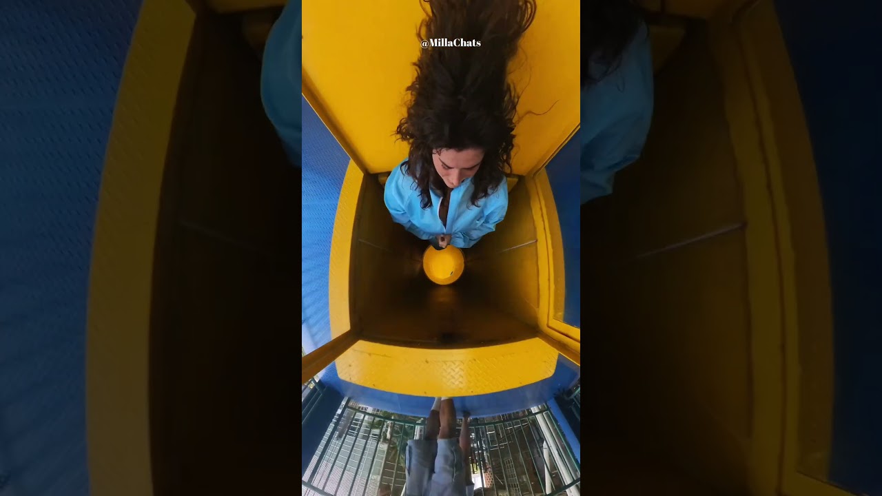 Dry Trapdoor Slide Fail! 😱 Watch the Unexpected Drop