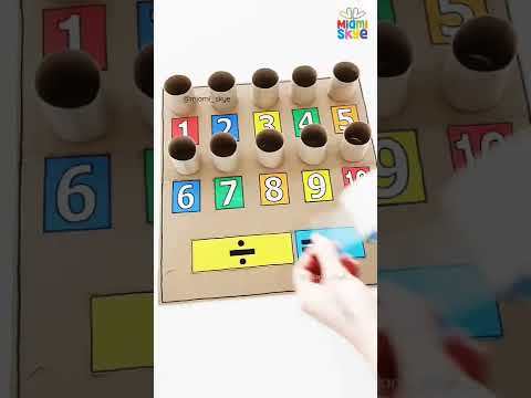 Division Board #shorts #mathforkids #kidsactivities #homeschooling