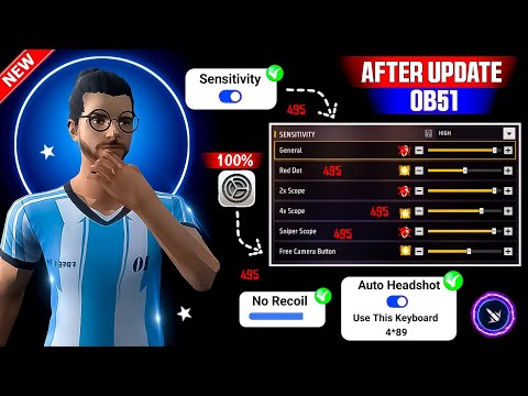 Free Fire Max Headshot Setting After Update 2025⚡Best Sensitivity Settings ⚙️| Sensitivity Setting