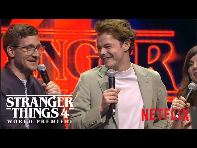 Charlie Heaton Reveals Behind-the-Scenes Secrets at Stranger Things 4 World Premiere 🎬