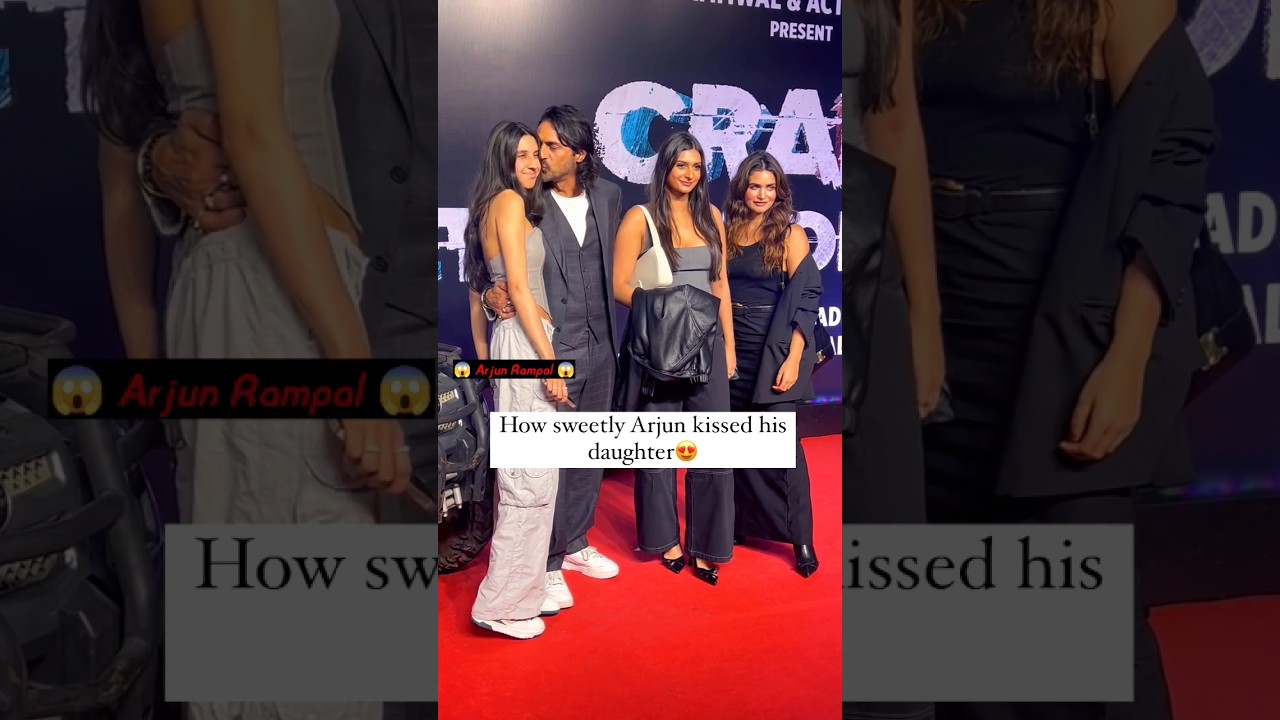 Arjun Rampal Celebrates Crakk Movie Launch with Family 🎬