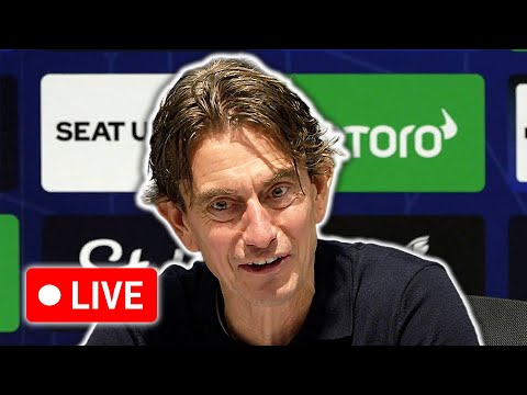 🔴 LIVE | Thomas Frank and David Moyes post-match press conference | Everton 0-3 Tottenham