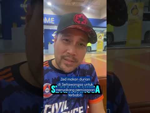 Zed Zaidi marah kerana durian
