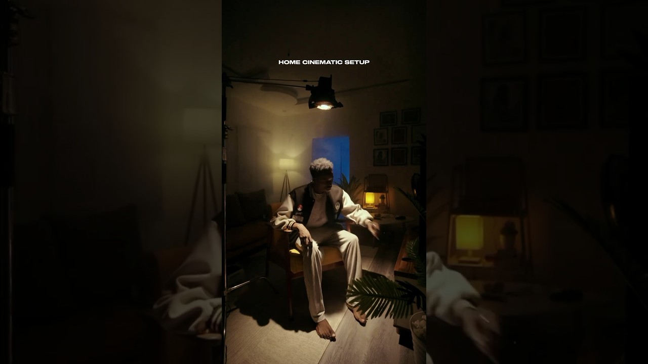 Easy Home Cinematic Lighting Setup 🎥