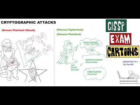 CISSP Cyber Security: Cryptographic Attacks (Known/Chosen Ciphertext) #cryptography #cryptosecrets