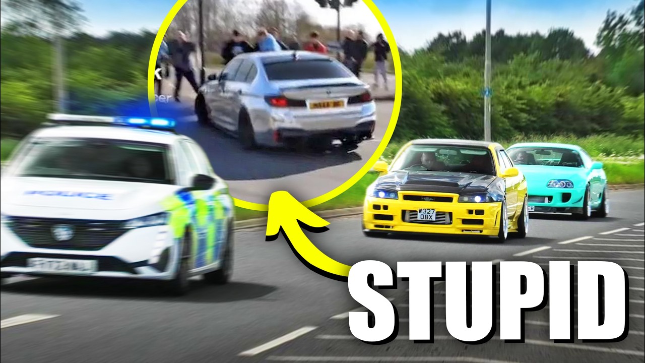 Police Surround Car Show Exit After Crash ๐