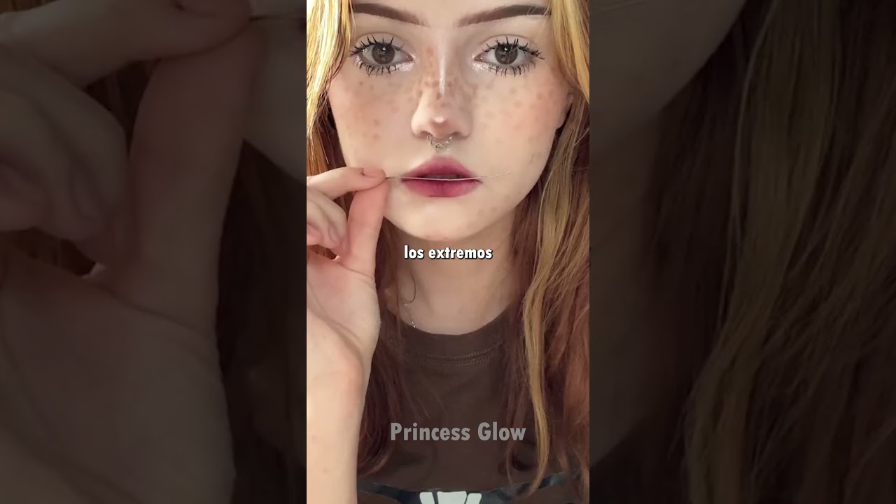 Cómo hacer un piercing de labio DIY con un clip en casa ✨