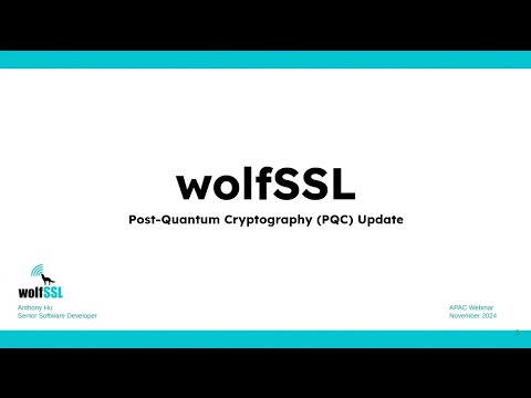 Post Quantum Cryptography Update