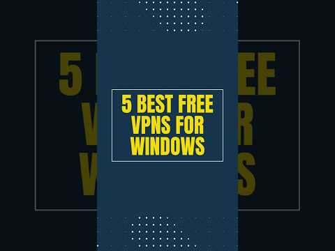 🛡️ 5 Best Free VPNs for Windows in 2025 Safe & Fast #vpn #windows #edtechquazi