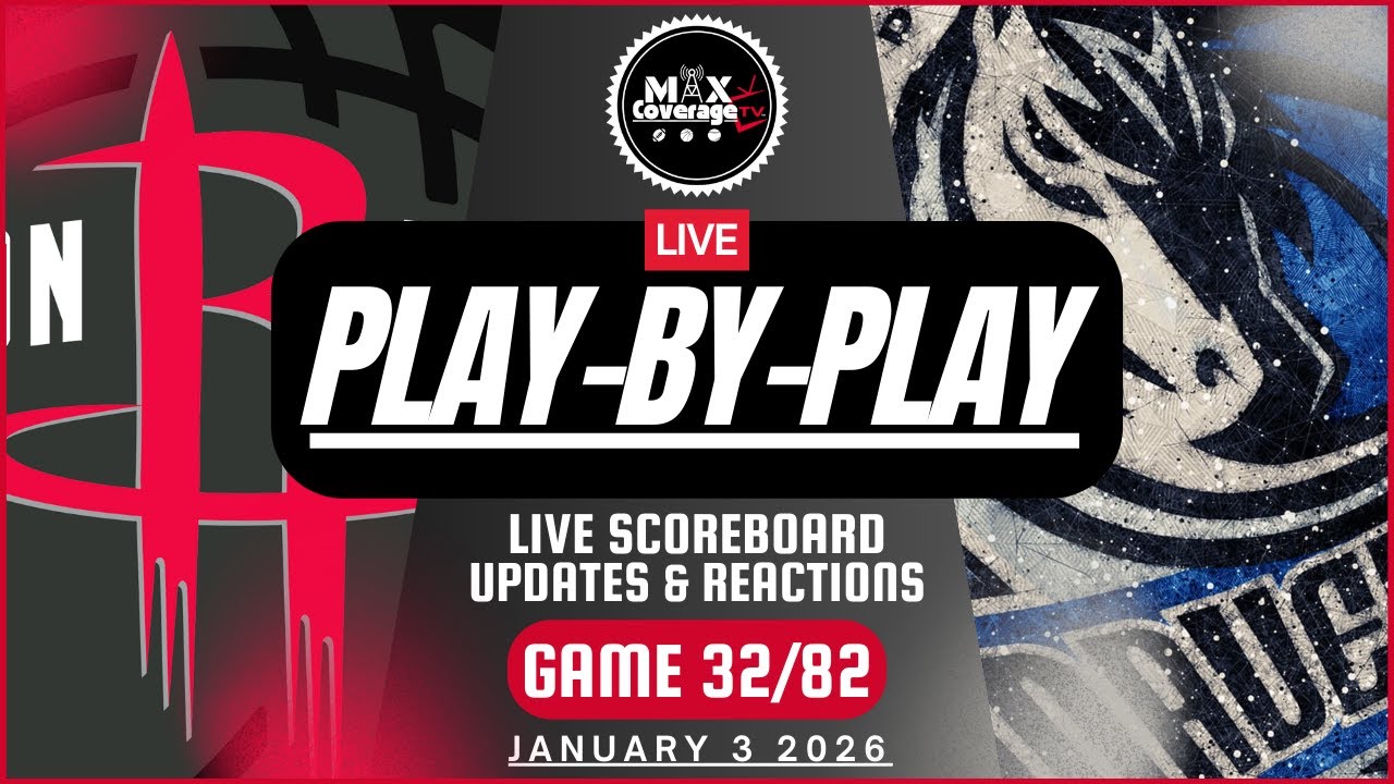 🔴LIVE - Houston Rockets vs Dallas Mavericks - Play-By-Play & Reactions (1/3/26)