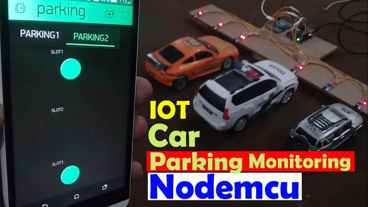 IoT Car Parking System with NodeMCU & Blynk 🚗