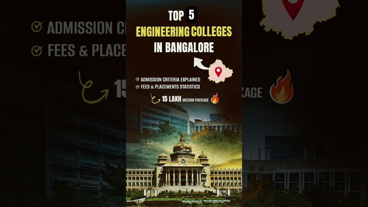 Top 5 Engineering Colleges in Bangalore | Best Engineering Colleges Bangalore | Intellipaat #shorts