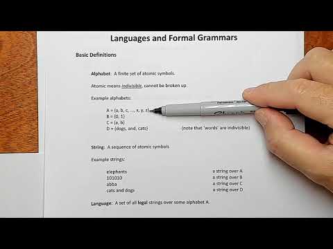 Languages And Formal Grammars