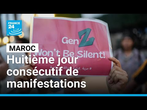 Maroc : huitième jour consécutif de manifestations • FRANCE 24