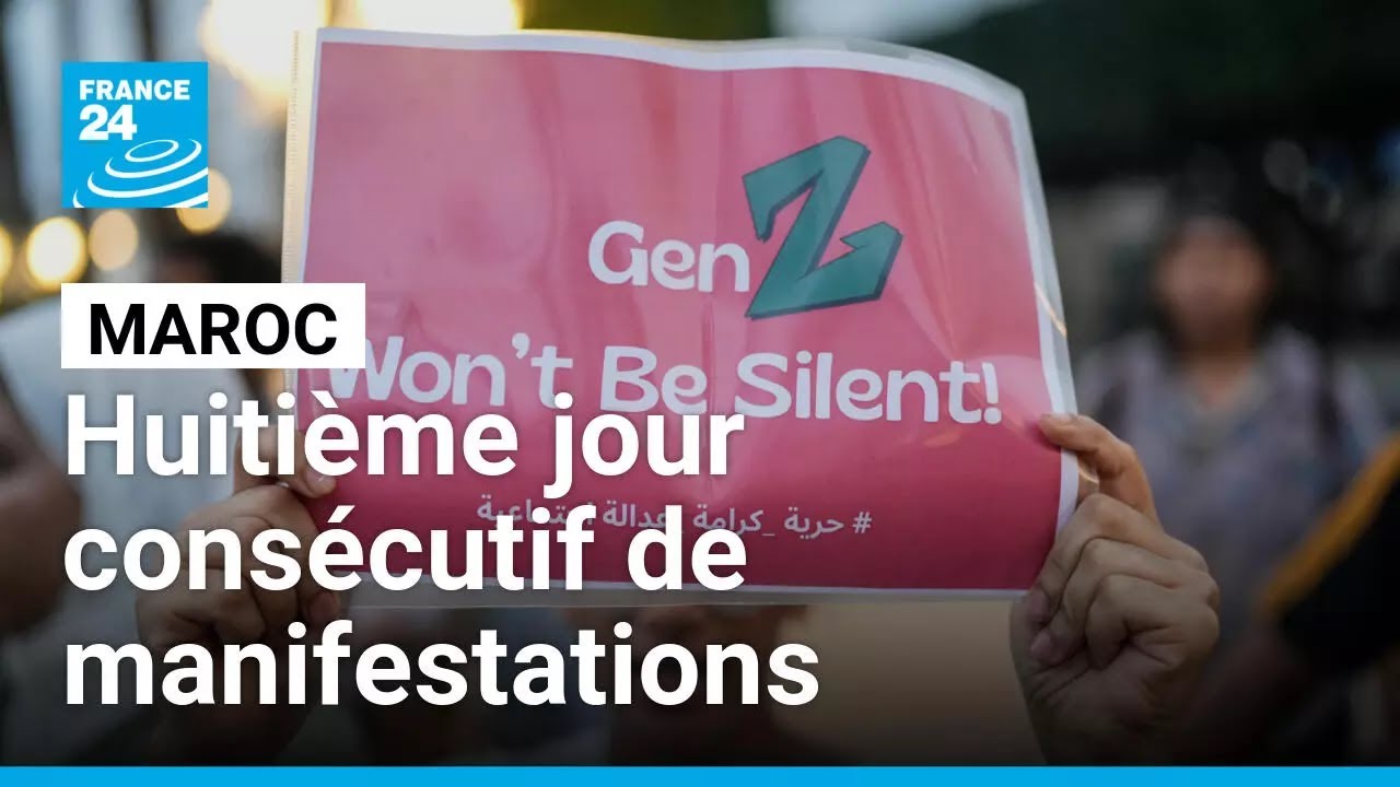 Maroc : Huitième jour consécutif de manifestations massives 🪧