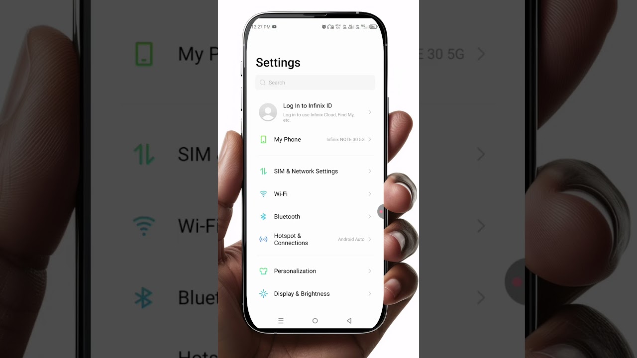 infinix app lock setting #shorts #smartphone #infinixnote10priceinindia #infinix